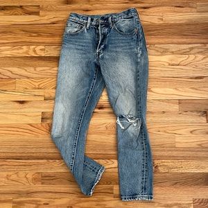 Levi’s 501 Selvedge Skinny Jeans, size 26